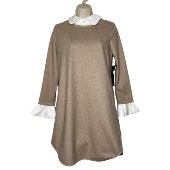 Tuckernuck | NEW Sandwhisp Dakotah Collared Layered Look Preppy Dress Size XS - Picture 4 of 12